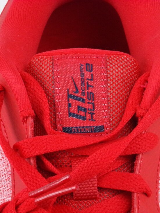Nike GT Hustle Academy Basketball Shoes Size 13 Red Flyknit FJ7791-600 Trainer main image 8
